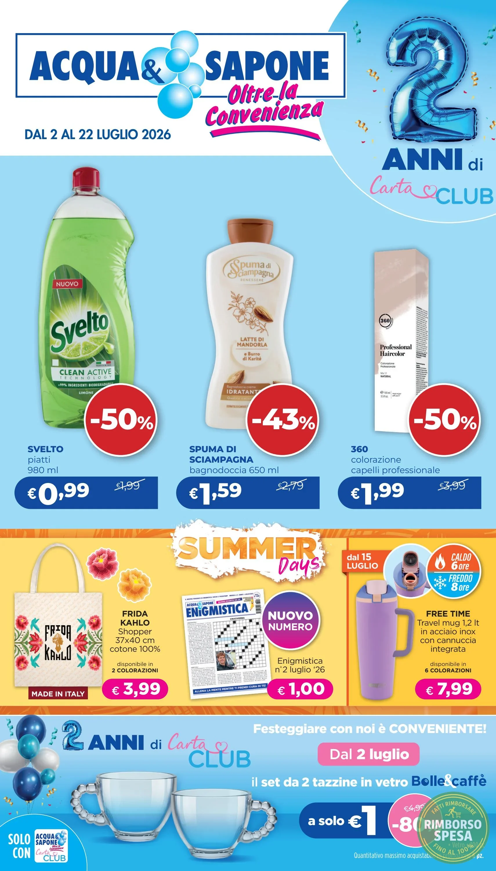 Volantino Acqua & Sapone