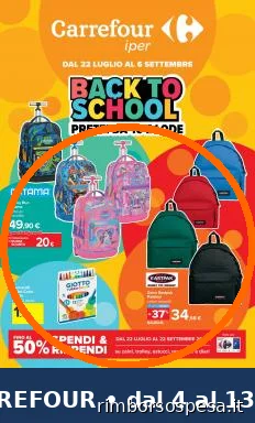 Ritaglio volantino Carrefour Iper - Offerta Ritaglio pag01 riprendi valida dal 04/09 al 13/09