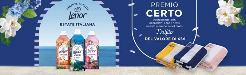 Lenor ti regala un fantastico Telo Mare!