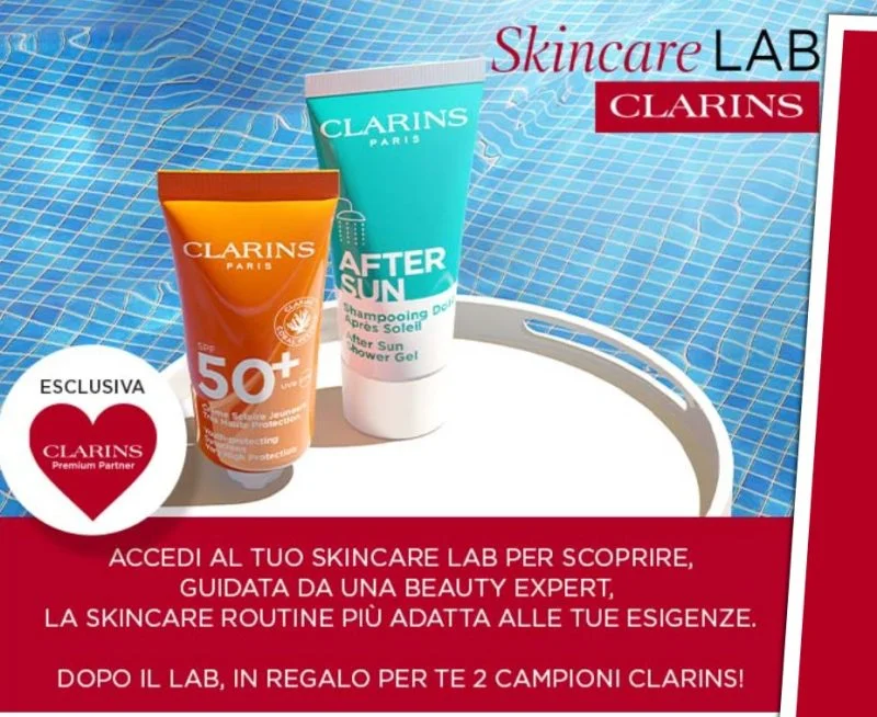 Clarins ti regala 2 campioni omaggio!