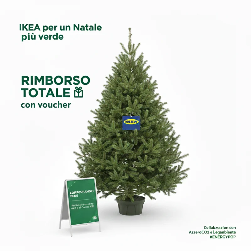 Albero di Natale IKEA: compralo e restituiscilo per un buono da 15€!