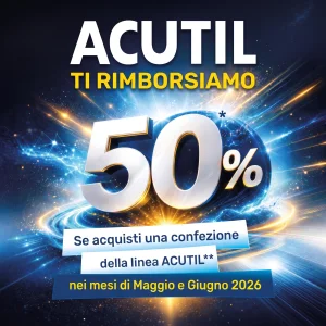 Acutil ti Rimborsa il 50% su Integratori