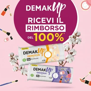 DEMAK'UP ti rimborsa il 100%: dischetti struccanti praticamente gratis