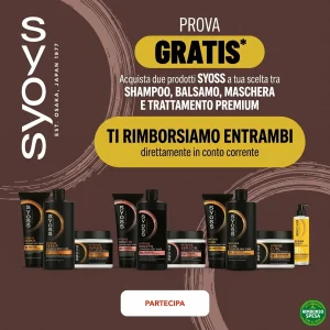Syoss ti Rimborsa 2 Prodotti Capelli: Cashback 100%
