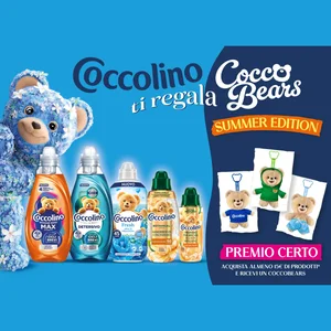 Coccolino ti Regala un Peluche Cocco Bears Summer Edition da 17€