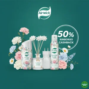 Cashback Air Wick Sinfonia di Sanremo: rimborso del 50%