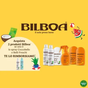 Bilboa ti Rimborsa lo Spray Solare (fino a 10,99€)