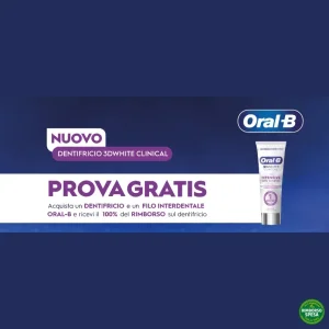 Oral-B ti Rimborsa il 100% del Dentifricio (fino a 10 euro)