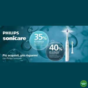 Philips Sonicare ti Rimborsa fino al 40% su Spazzolini e Idropulsori