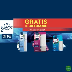 Glade ti Rimborsa i Diffusori One fino a 3 euro