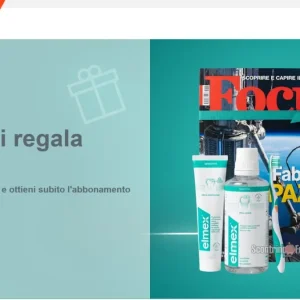 elmex ti Regala 6 Mesi di Abbonamento Focus Gratis